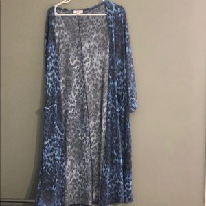 Sarah duster sweater-BLUE CATAMAL